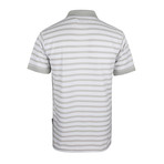 Harwood Polo Shirt // White + Gray (S)