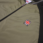 Torwood Track Top // Military + Ink (S)