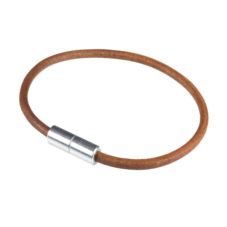 Leather Bracelet // Natural Light Brown (XS)