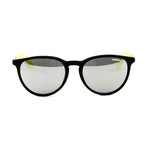 Carrera // Women's 5019 Sunglasses // Matte Black + Lime