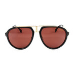 Carrera // Men's 1003S Polarized Sunglasses // Black + Gold