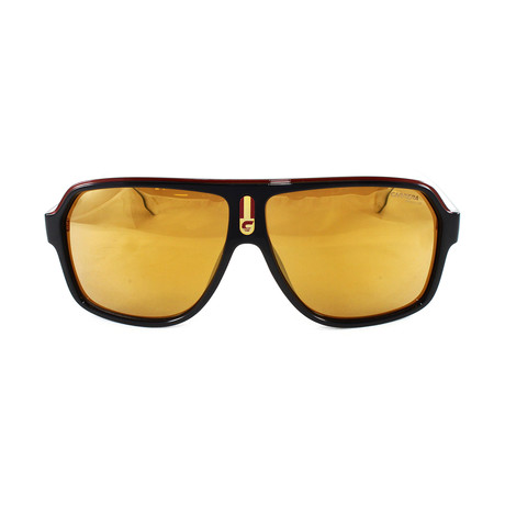 Men's CA1001S Sunglasses // Black + Red