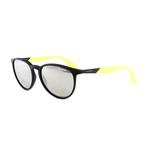 Carrera // Women's 5019 Sunglasses // Matte Black + Lime