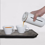 Small U French Press // White