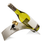 Wine Rest With Removable Bottle Stopper