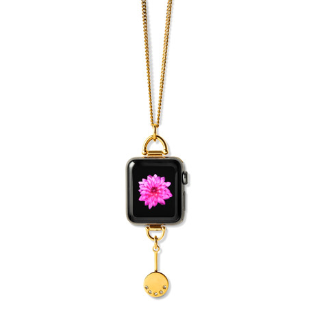 Apple Watch // Pendulum Charm Necklace // Gold (38mm)