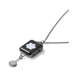 Apple Watch // Pendulum Charm Necklace // Steel (38mm)