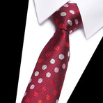 Neck Tie // Red Polka Dots
