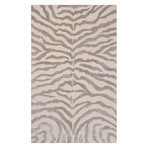 Edgy Collection Hand Tufted SWSD-61 Silk + Wool Rug // Beige