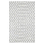 Galaxy Collection Hand Loomed KSY-106 Cowhide Area Rug // Silver