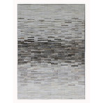 Galaxy Collection Hand Loomed KSY-960 Cowhide Area Rug // Silver (5' x 8')