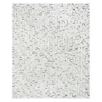 Galaxy Collection Hand Loomed KSY-113 Cowhide Area Rug // Silver (5' x 8')