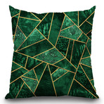 Deep Emerald Throw Pillow (16" x 16")