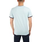 Crown-Tipped T-Shirt // Teal (L)