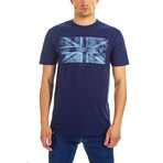 Union Flag T-Shirt // Navy (L)