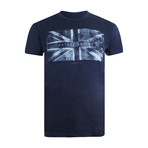Union Flag T-Shirt // Navy (L)