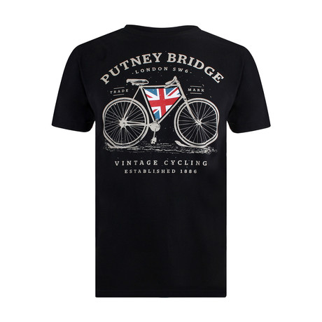 Vintage Cycling T-Shirt // Black (S)