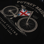 Vintage Cycling T-Shirt // Black (2XL)