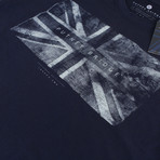 Union Flag T-Shirt // Navy (XL)