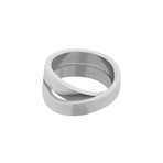 Vintage Cartier 18k White Gold Ring // Ring Size: 6