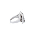 Vintage Salvini 18k White Gold Diamond Ring // Ring Size: 7