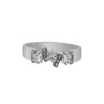 Vintage Alfieri & St. John 18k White Gold Diamond Ring // Ring Size: 6.5