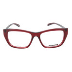 Women's J4005 Optical Frames // Dark Red + Dark Gunmetal