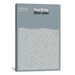 Your Song By Elton John Lyrics Print // Reign & Hail (8"W x 12"H x 0.75"D)
