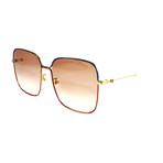 GG0443S Sunglasses // Gold