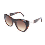 Tod's // Women's TO0214 56F Sunglasses // Havana