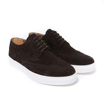 Wing Cap Sneaker // Dark Brown (Euro: 40)