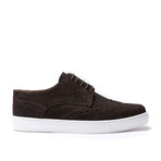 Wing Cap Sneaker // Dark Brown (Euro: 40)