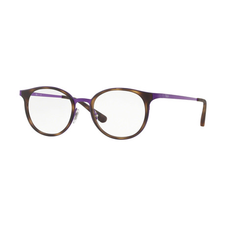 Women's Round Optical Frame // Tortoise Violet