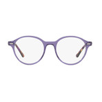 Unisex Dean Round Optical Frames // Violet Tortoise