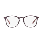 Men's Titanium Optical Frame // Bordeaux + Silver