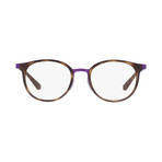 Women's Round Optical Frame // Tortoise Violet