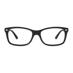 Square Optical Frame V1 // Black