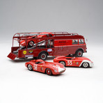 Bartoletti Transporter 642 Gift Set // Ferrari 500 TR (2) + Ferrari 500 TRC (1)