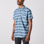 Visitor // Horizontal Short Sleeve Shirt // Mint (L)