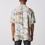 Visitor // Vintage Wash Short Sleeve Shirt // Natural (S)