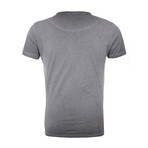 Oil Wash T-Shirt // Anthracite (Small)