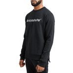 Arc Terrestrial Crew Neck Sweatshirt // Black (M)