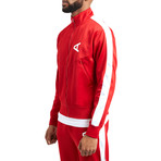 Arc Pilot Zip-Up Sweatshirt // Red (L)