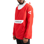 Arc Fox Hooded Jacket // Red (S)