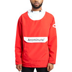 Arc Fox Hooded Jacket // Red (S)