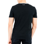 Ringer T-Shirt // Black (XL)