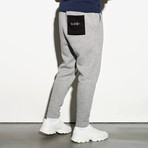 Acre Back Pocket Joggers // Gray Marl + Black (L)