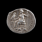 Alexander The Great Silver Tetradrachm // Macedonian Kingdom – Ca. 336-323 BCE // Myriandrus