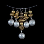 Gold And Silver Bell Necklace And Earrings // India 18th Century