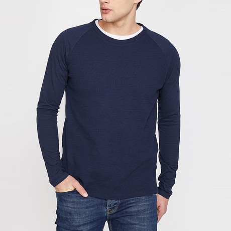 Justice Sweatshirt // Navy (S)